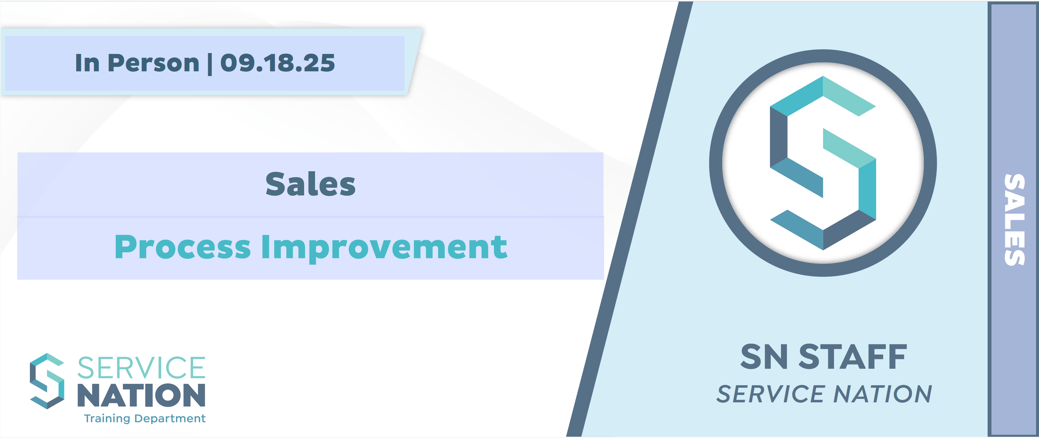 Sales Process Improvement 0925